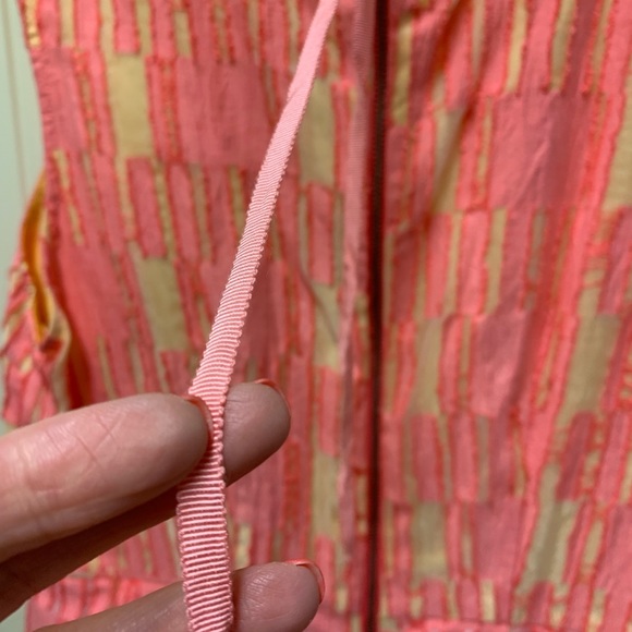 Tracy Reese dress peach & yellow - Picture 8 of 10